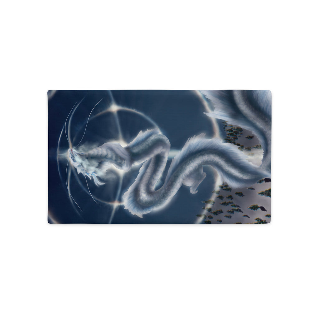 Summer and Winter Koi Dragon Premium Pillow Case