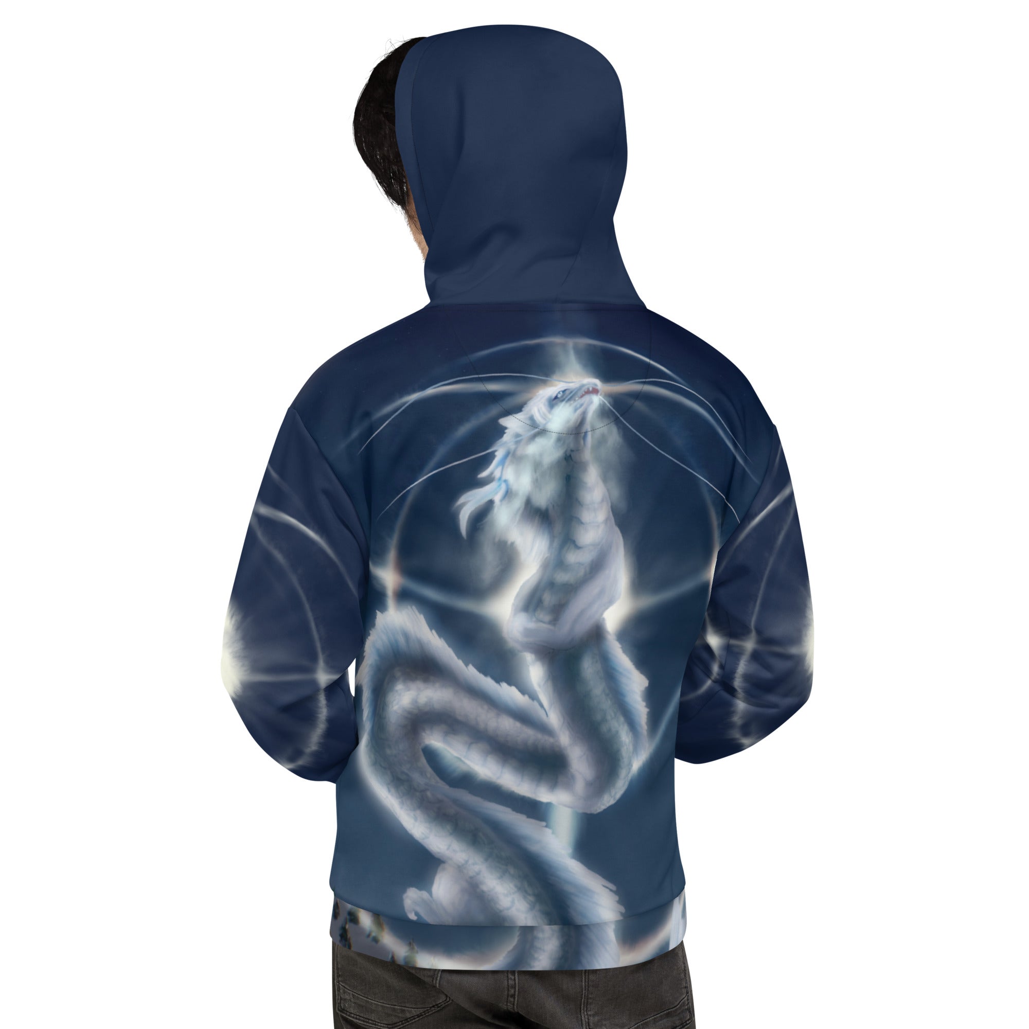 Solstice Parhelion Winter Dragon Unisex Hoodie