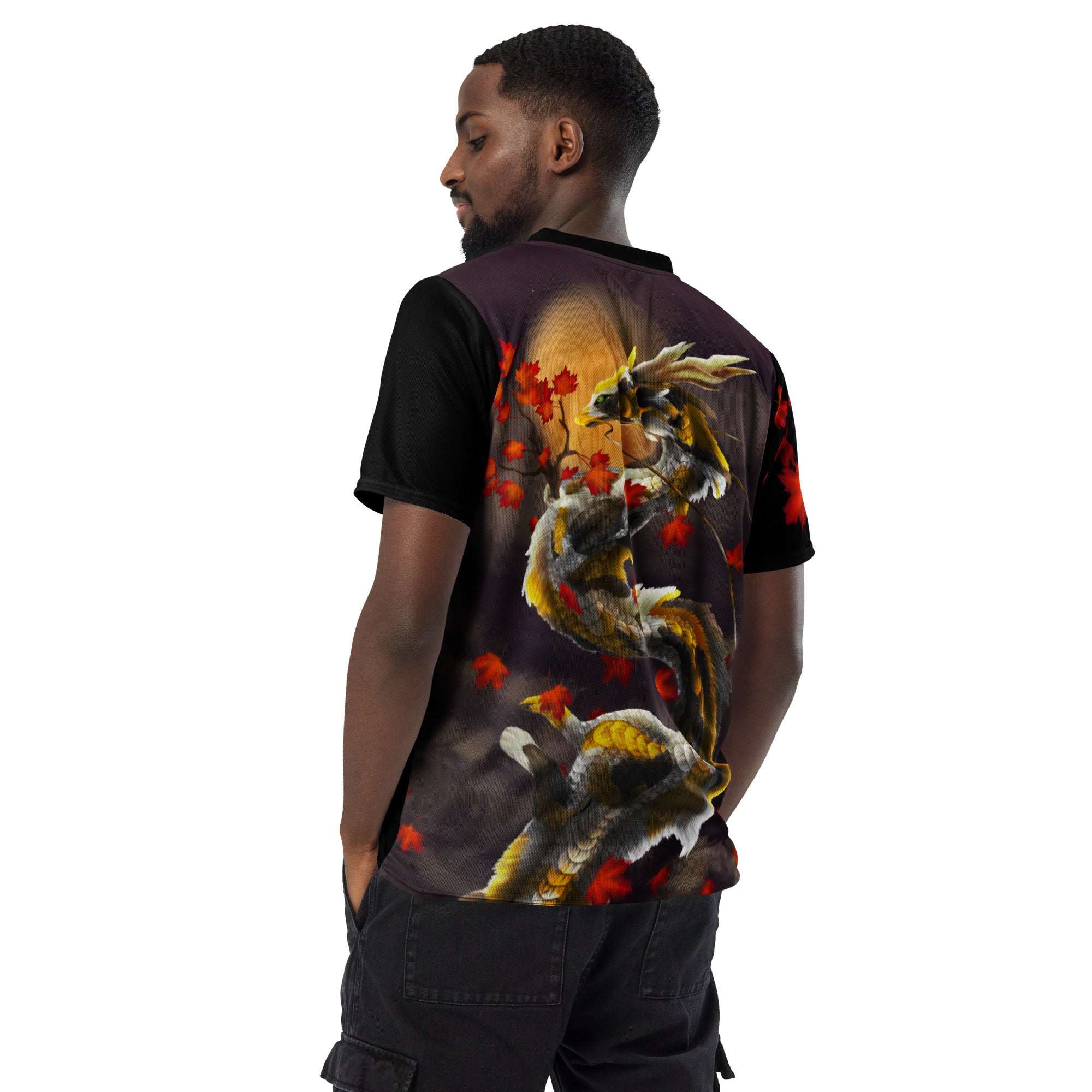 Herald of the Harvest Recycled unisex sports jersey