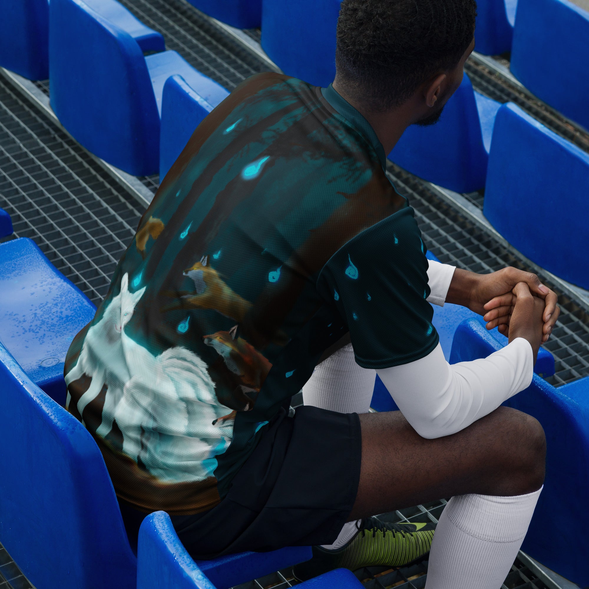 Foxfire Procession Recycled unisex sports jersey