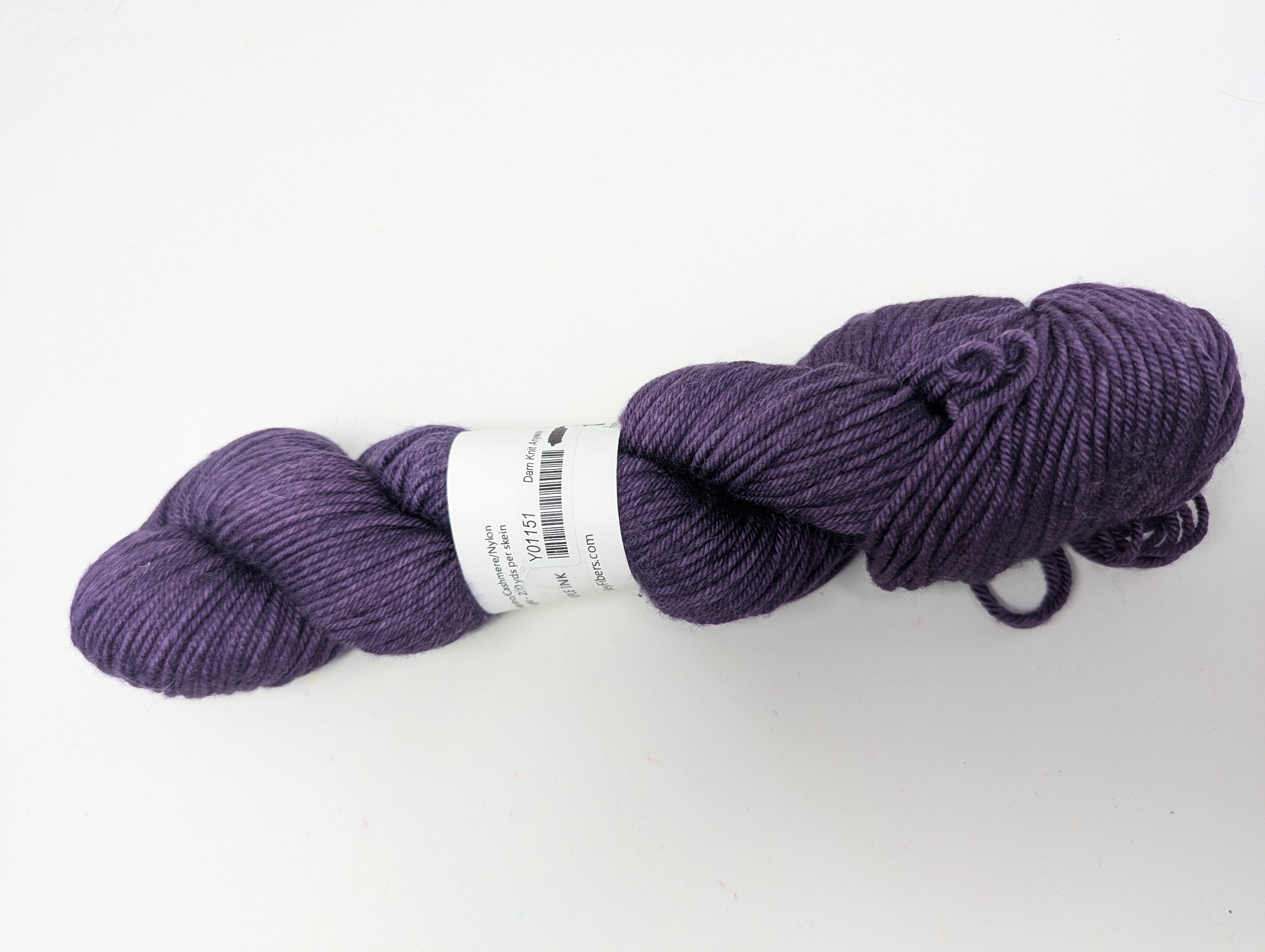 Sun Valley Fibers MCN Worsted - Purple Ink