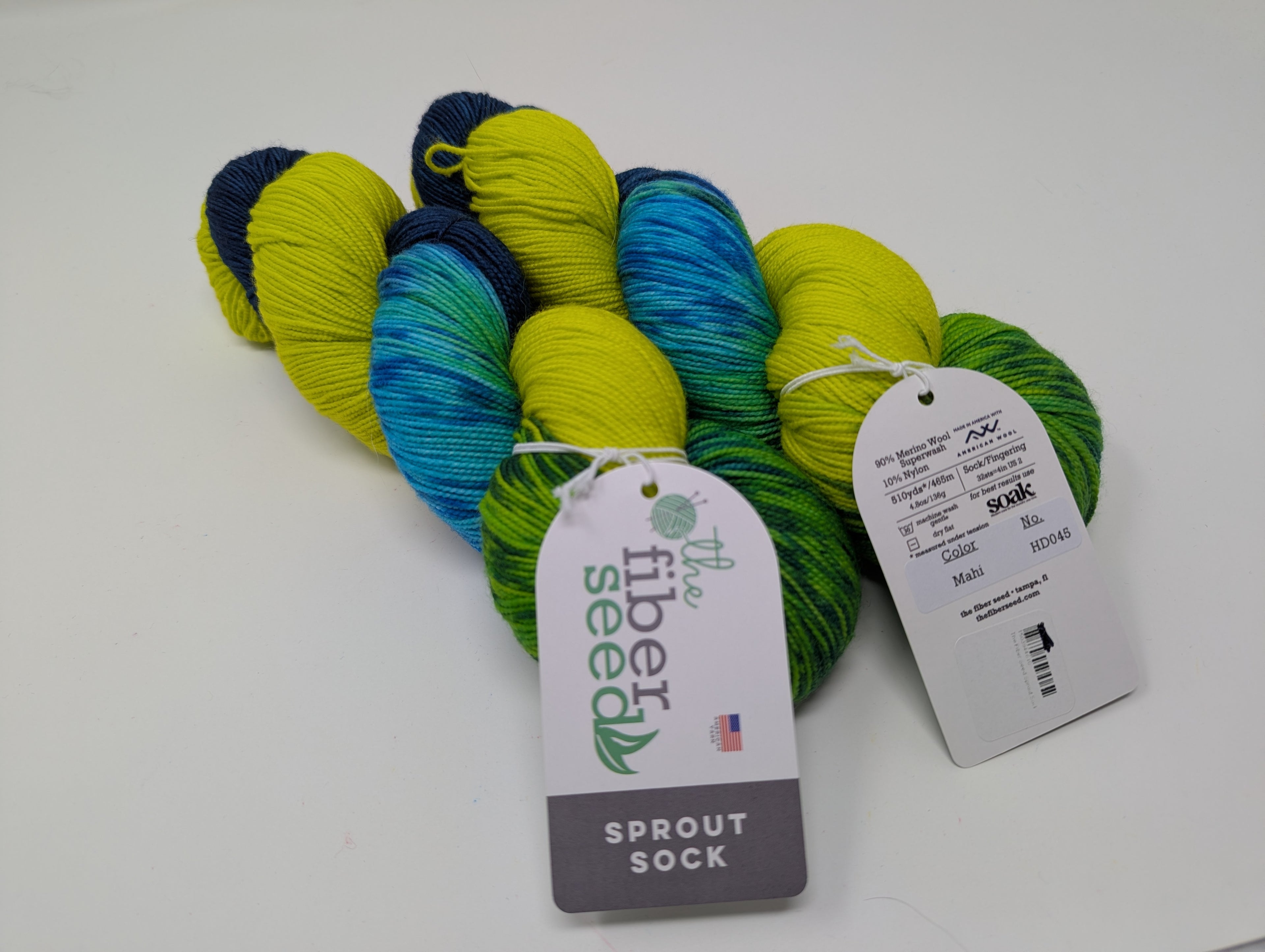 Fiber Seed Sprout Sock - Mahi