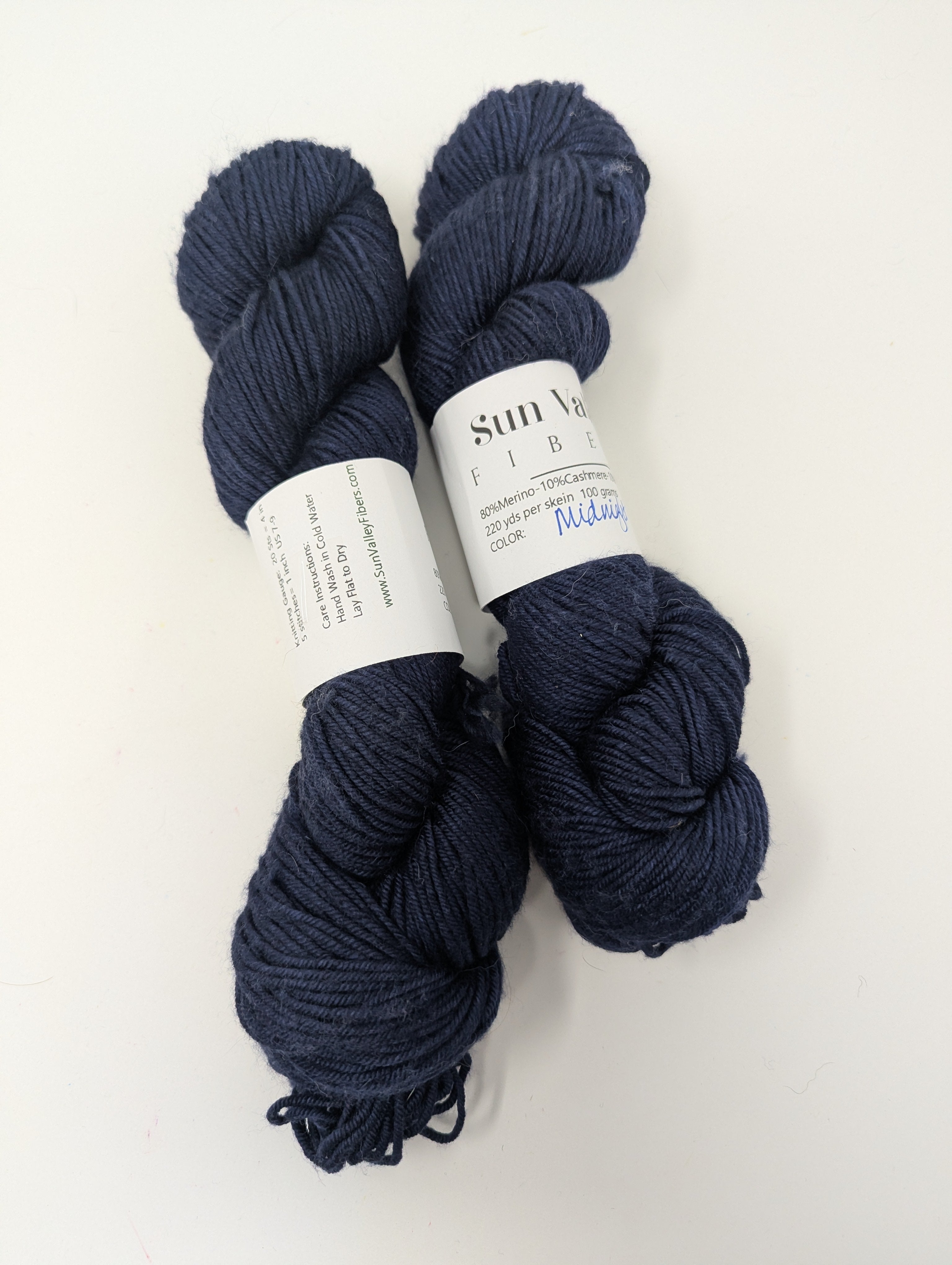 Sun Valley Fibers MCN Worsted - Midnight