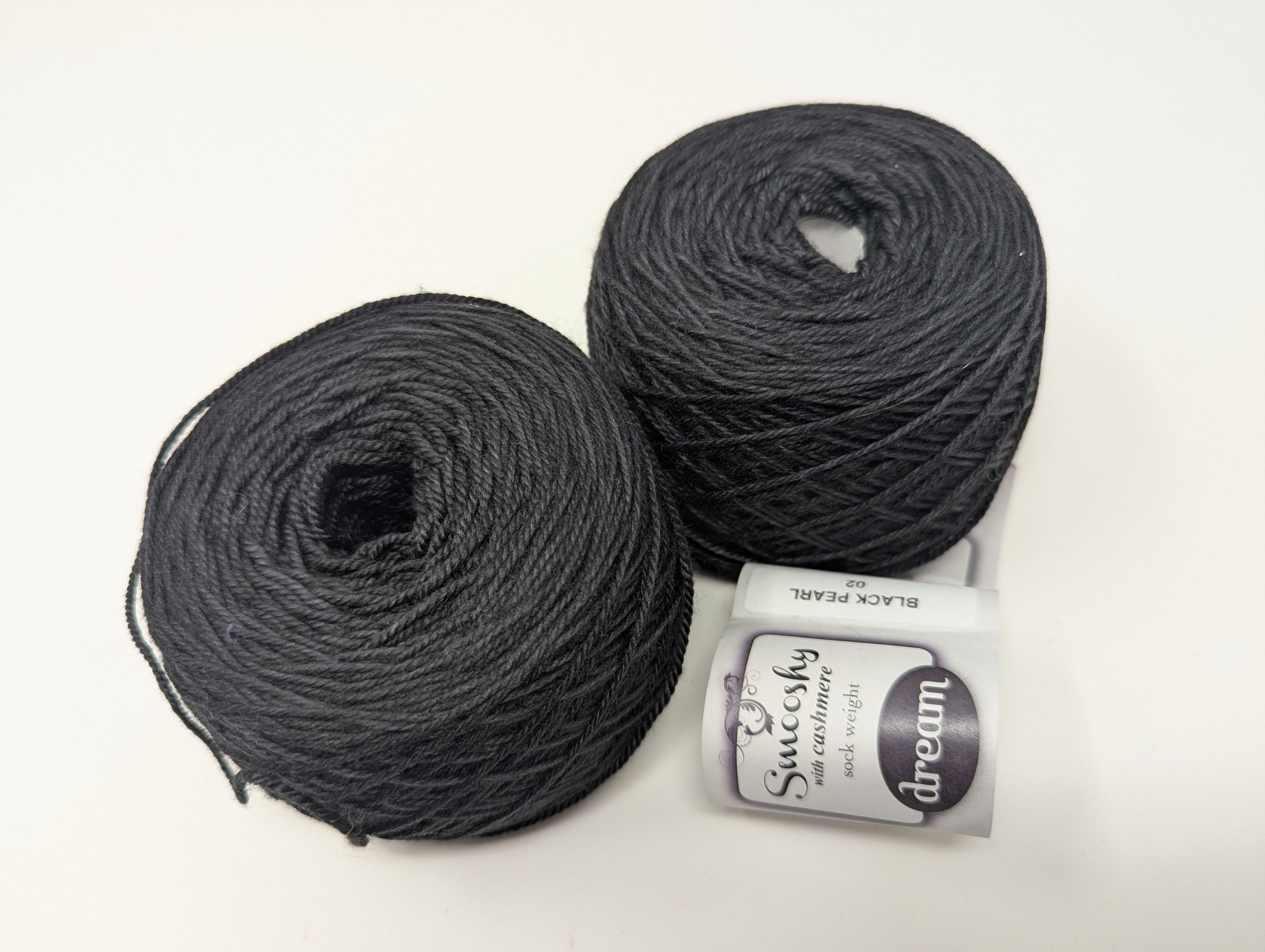 Dream in Color Smooshy with Cashmere - Black Pearl