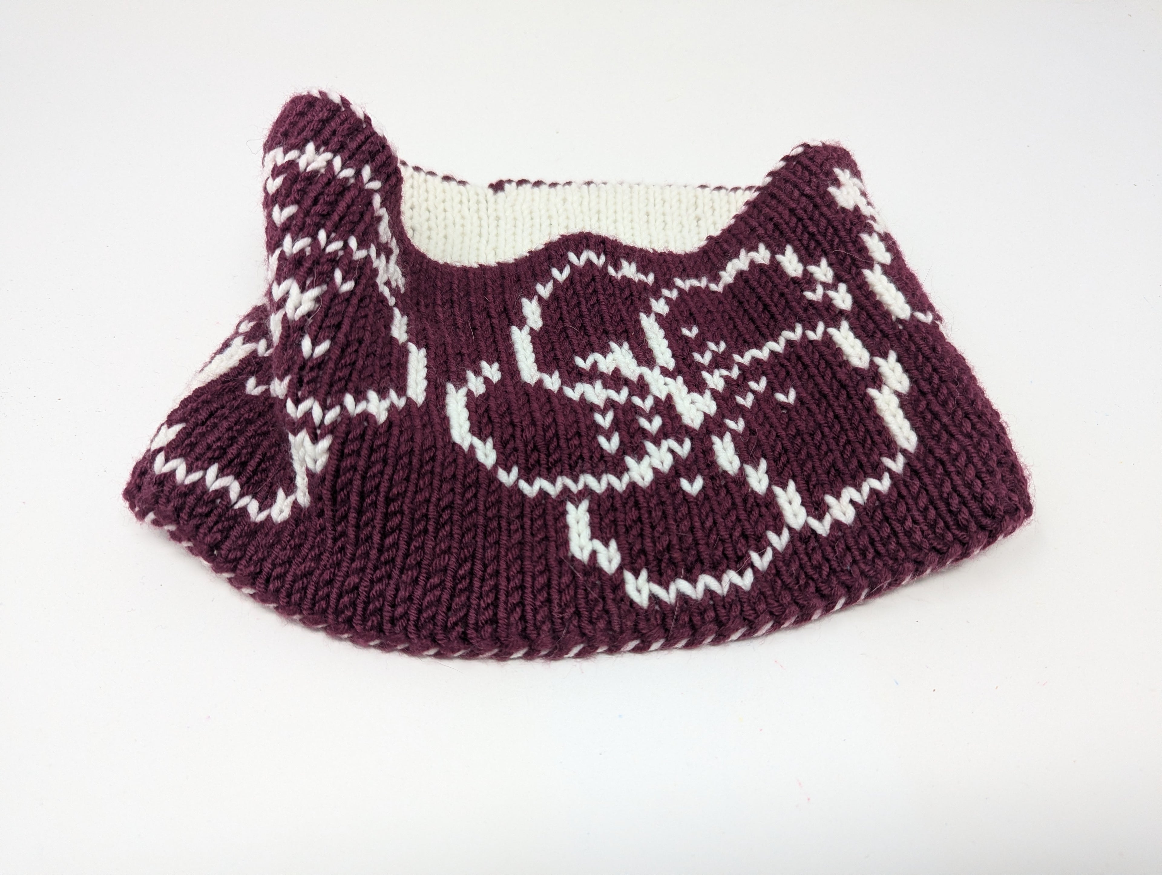 Hibiscus Cowl Test Knit