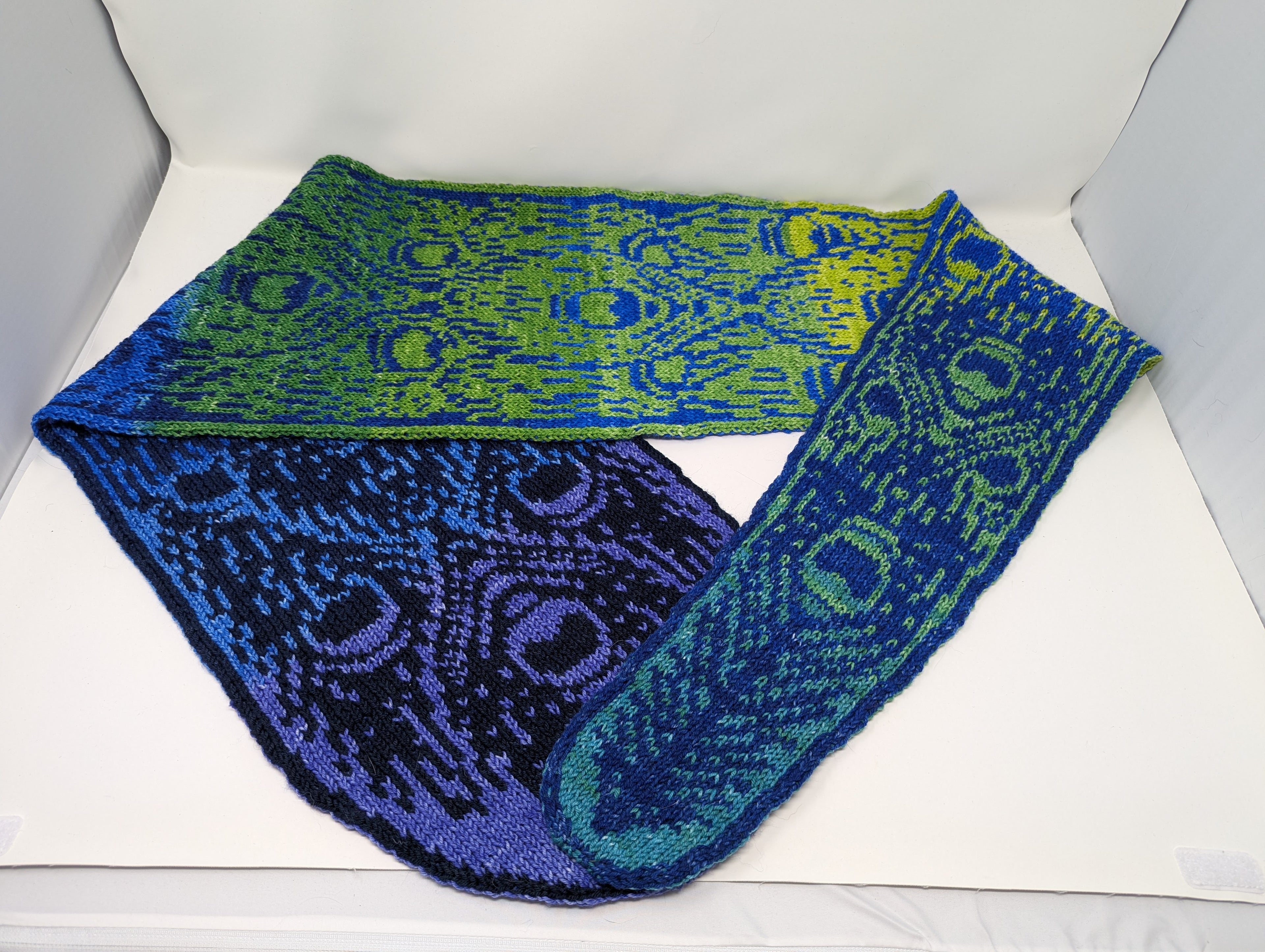 Peacock Tail scarf