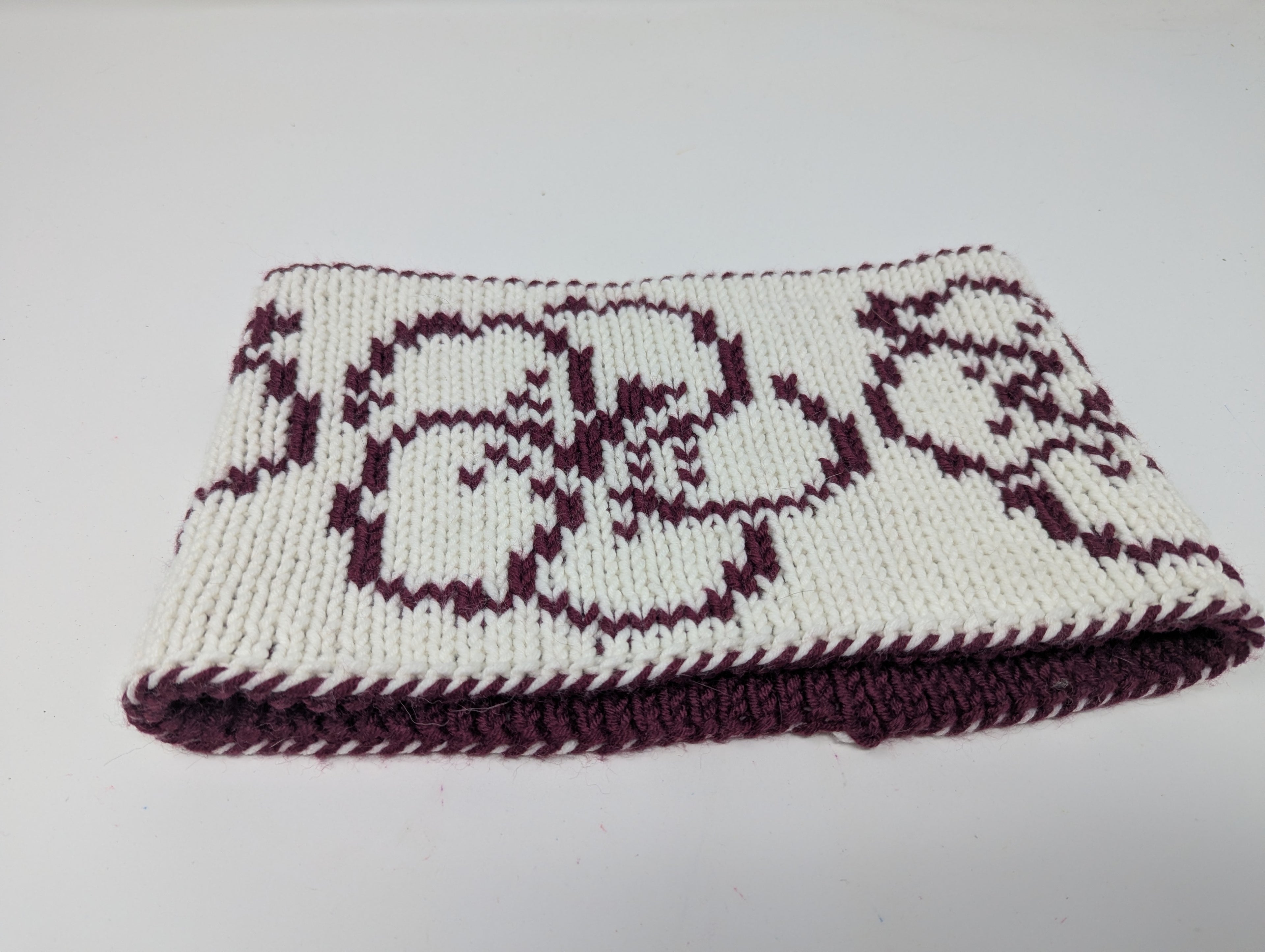 Hibiscus Cowl Test Knit
