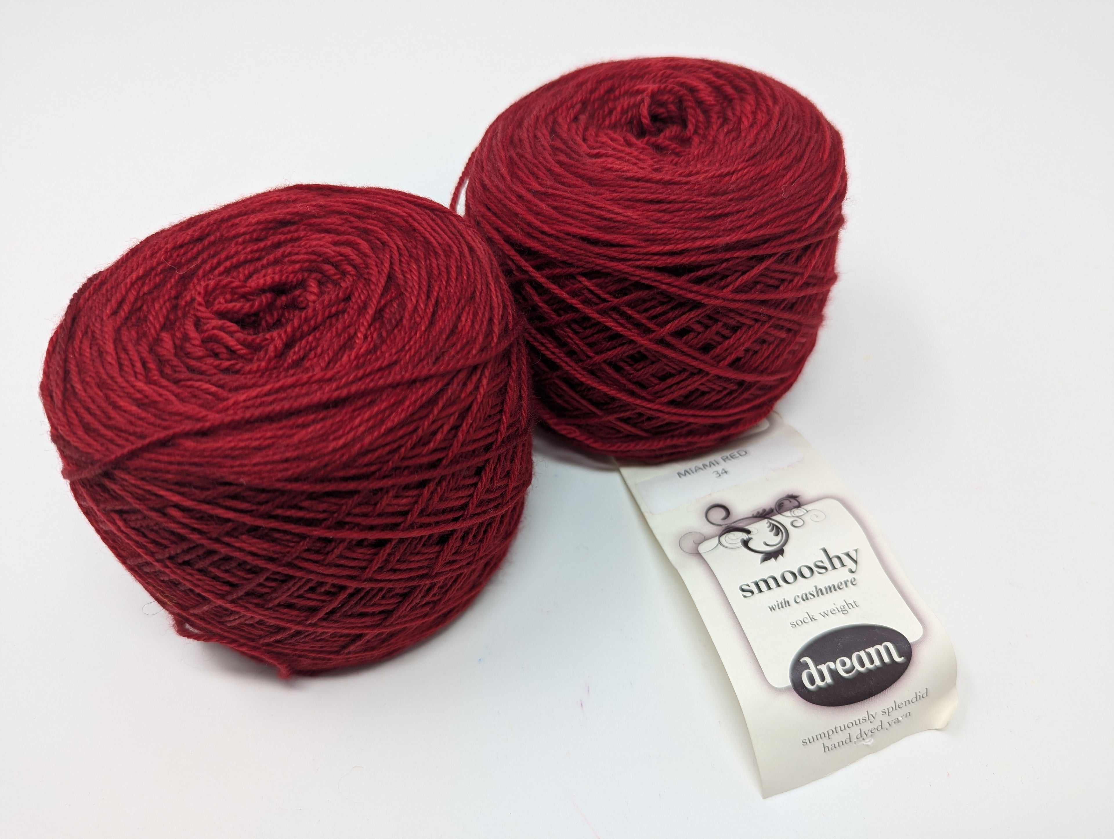 Dream in Color Smooshy with Cashmere - Miami Red