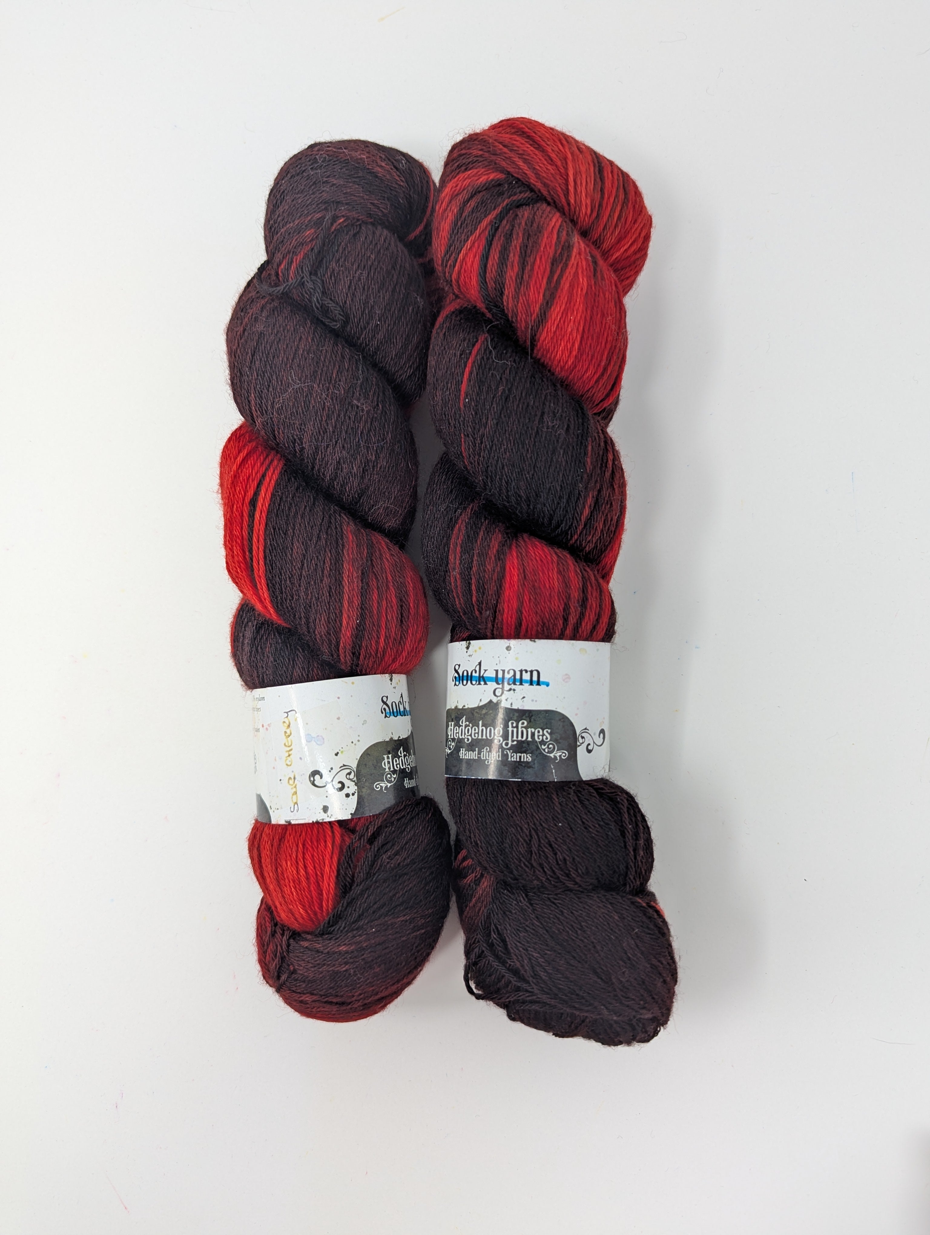 Hedgehog Fibers Sock Yarn - Sour Cherry