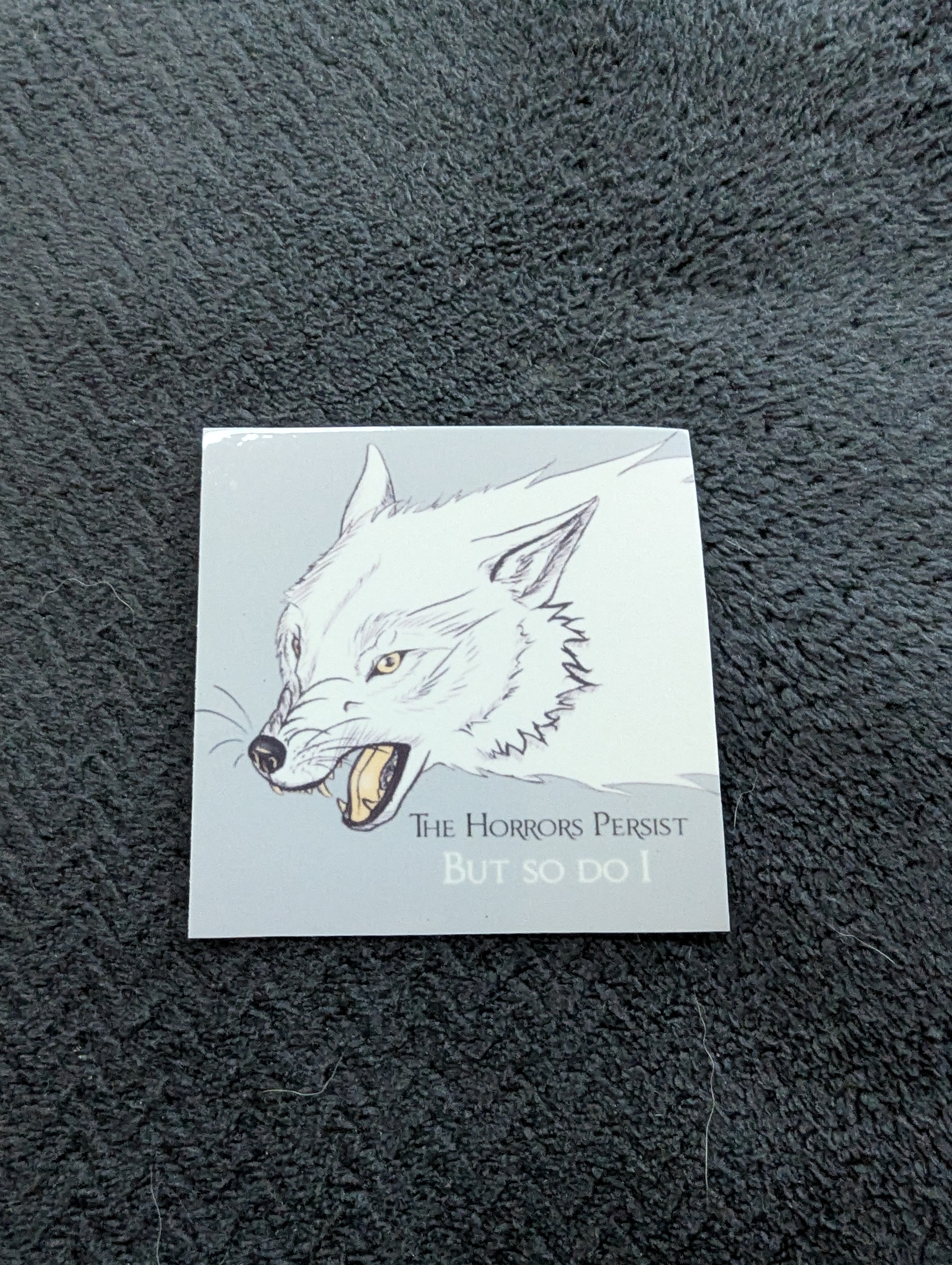 The Horrors Persist Sticker