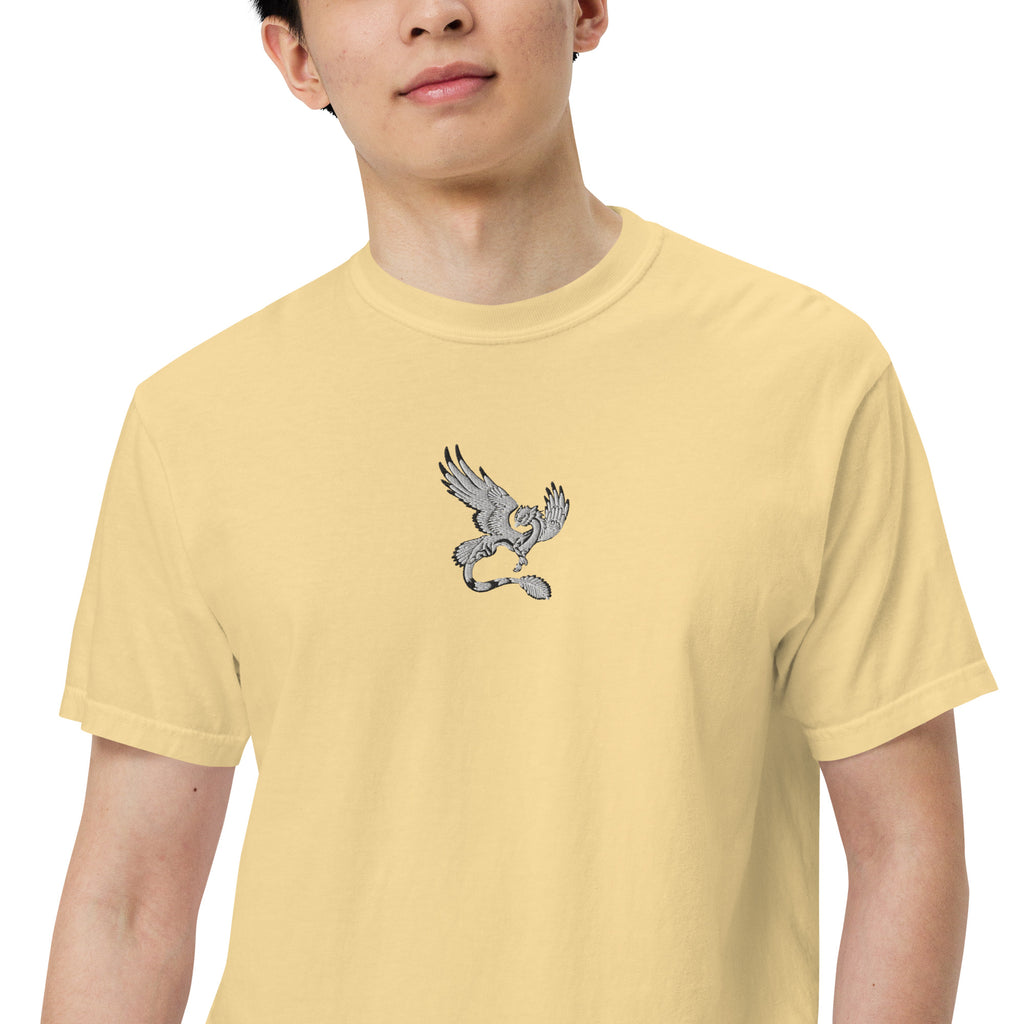 Feolaga Designworks Logo Embroidered garment-dyed heavyweight t-shirt