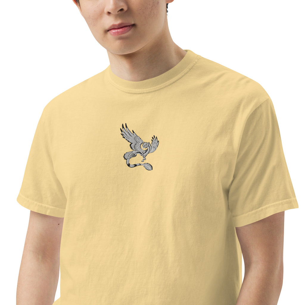 Feolaga Designworks Logo Embroidered garment-dyed heavyweight t-shirt