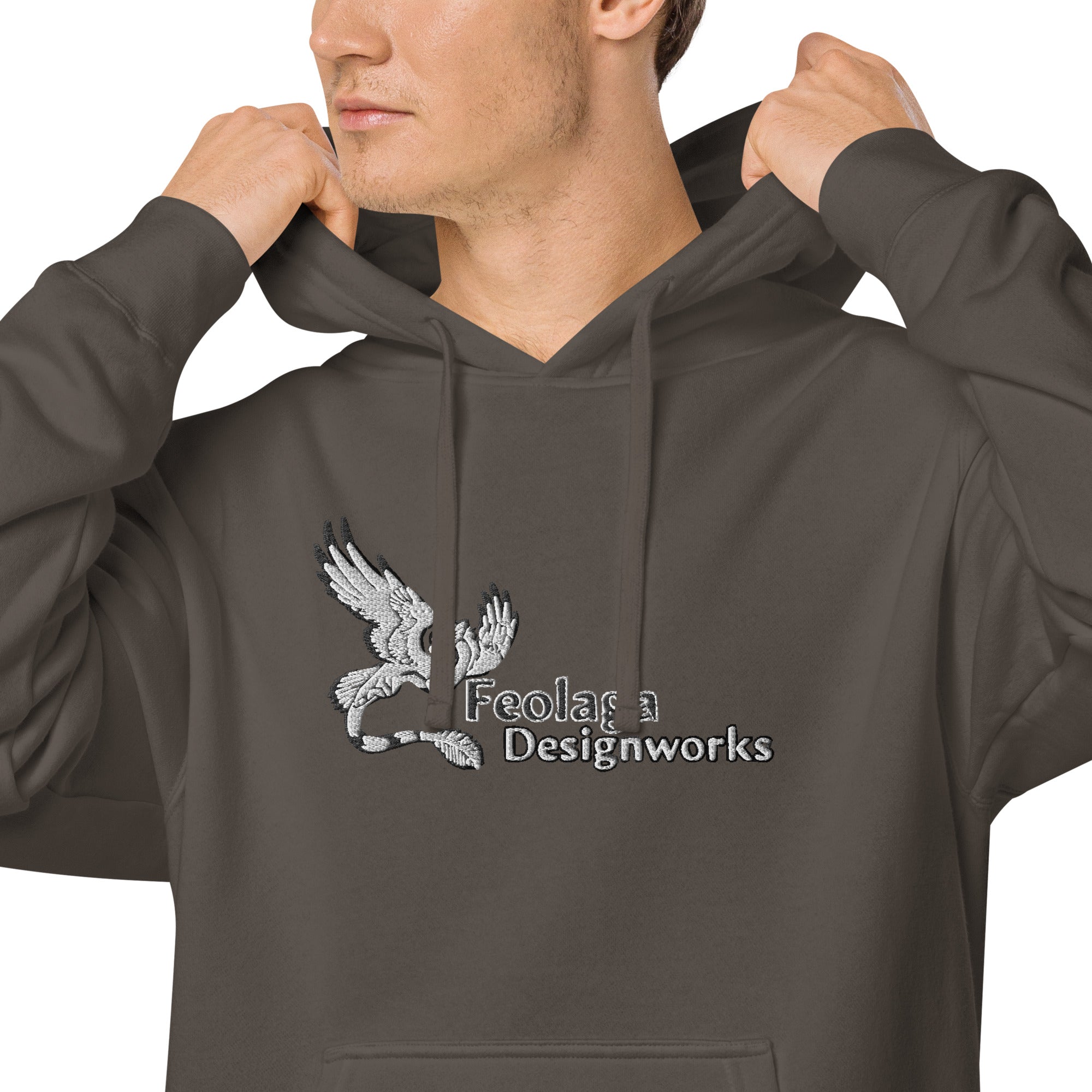 Unisex pigment-dyed hoodie