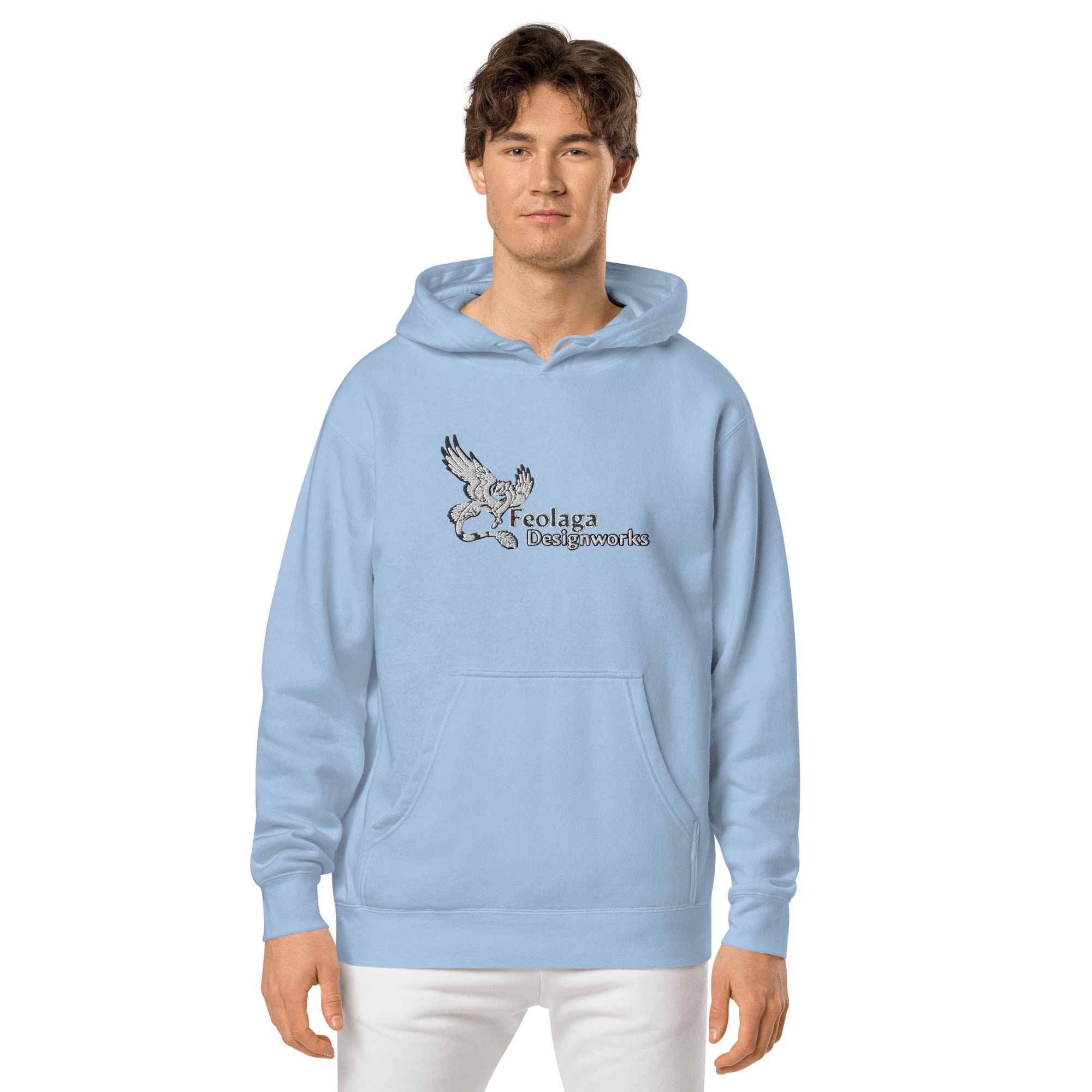 Unisex pigment-dyed hoodie