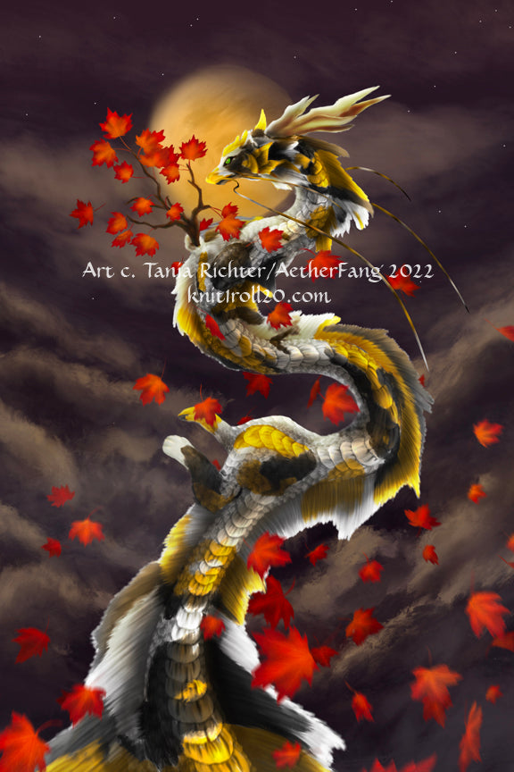 Herald of the Harvest Embellished Giclee Canvas Print